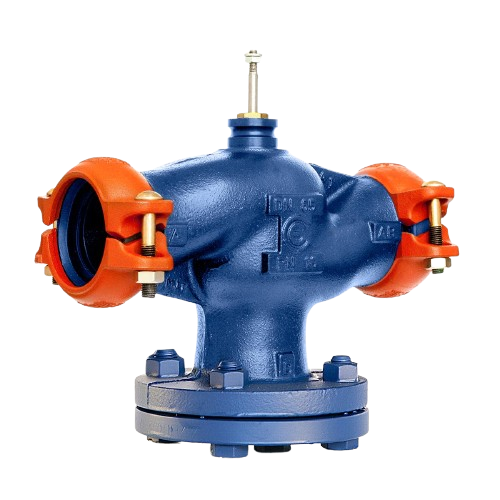 2-3FGB valves with grooved connection for HVAC application, DN40-125, PN16, –10°C-150°C - Image 2