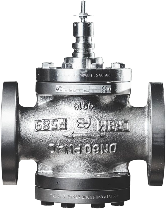 2-3FIA stainless steel valves for industrial application, DN25-100, PN16-40, –30°C-180°C