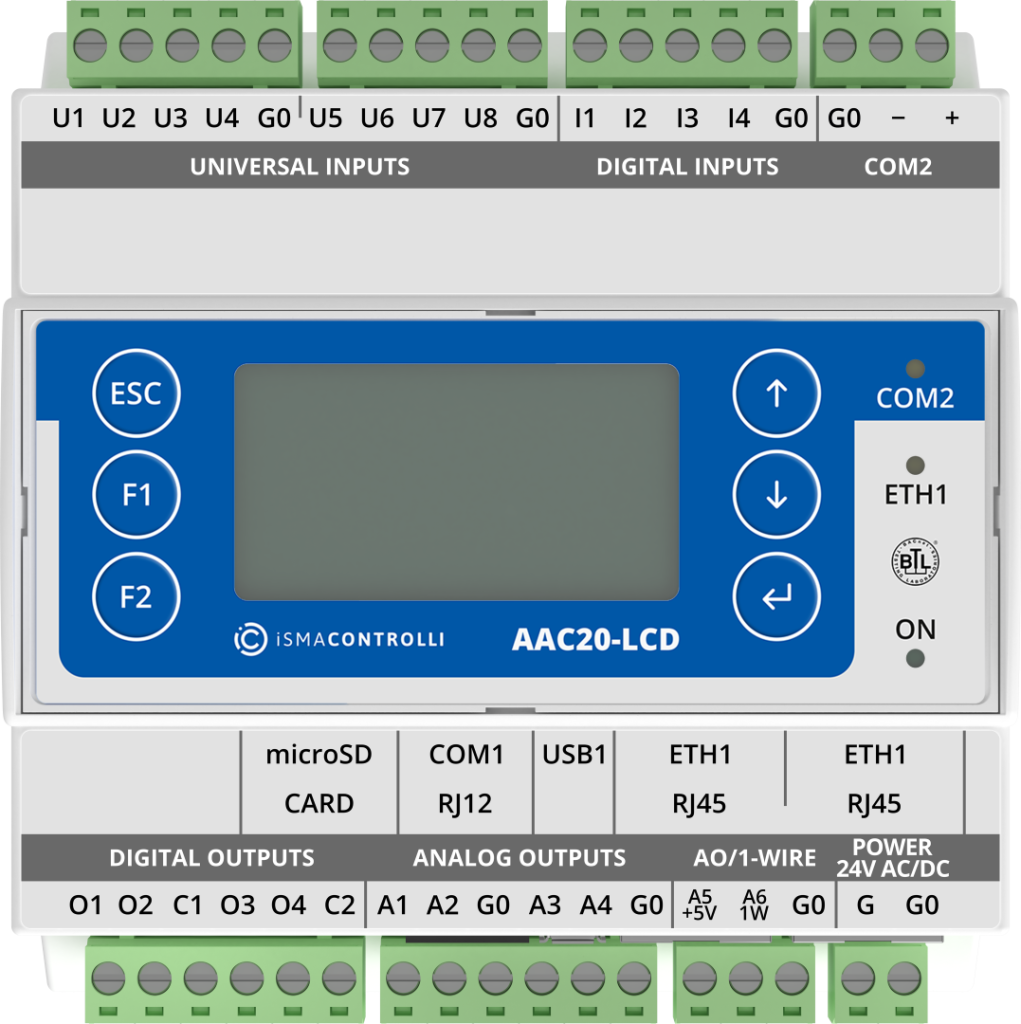 AAC20-LCD Advanced Application Controllers