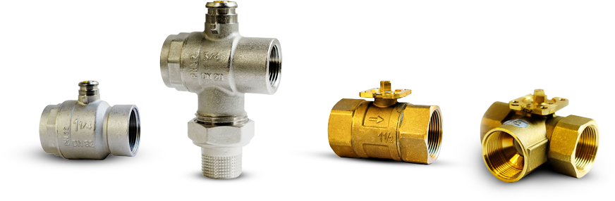 VSS-VSD valves for HVAC application, DN15-50, PN16-32, –10°C-130°C